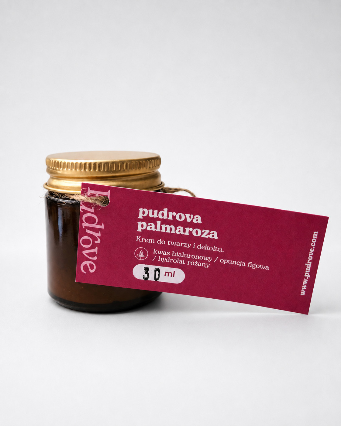 Pudrova Palmaroza krem do twarzy i dekoltu 30 ml